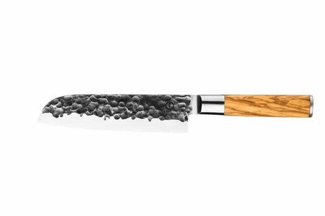 Style de Vie - Olive Forged Santoku mes - 18 cm