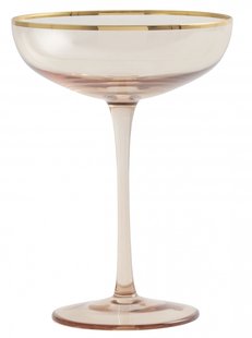 Nordal - cocktailglas Goldie - roze