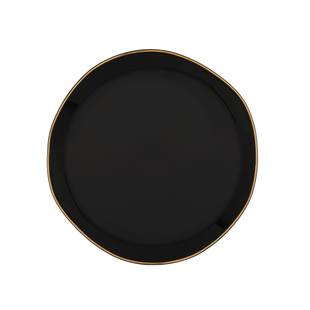 Urban Nature Culture - Good Morning gebaksbordje - zwart - 17 cm