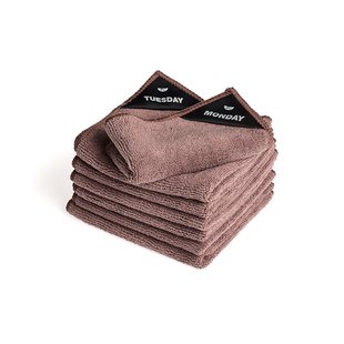 Klud - vaatdoekjes - set van 7 - paars