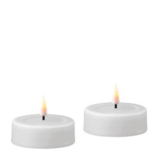 Deluxe HomeArt - waxinelicht jumbo - set van 2 - 6.1 x 2.5 cm