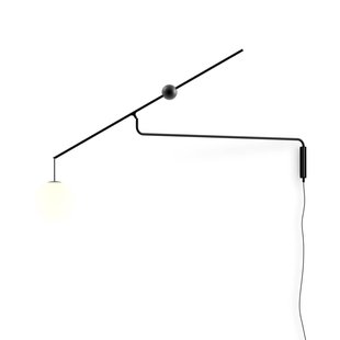 Luceplan Malamata wandlamp, mat zwart