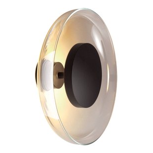 MARSET Aura LED wandlamp, Ø 25 cm, rookgrijs