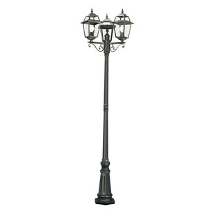 Searchlight Mastlamp New Orleans, zwart-goud, 3-lamps