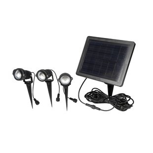 Lindby LED grondspies lamp Malida, set van 3, zwart Lindby LED grondspies lamp Malida, set van 3, zwart