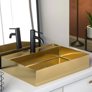 Waskom BWS Maido 1 Kraangat 54x42 cm Mat Goud