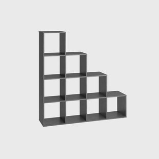 Vakkenkast Camiel Antraciet - 139x33x142 cm