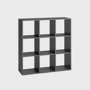 Vakkenkast Camiel Antraciet - 104x33x107 cm - 9 vakken