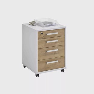 Ladeblok Nereus Wit Eiken