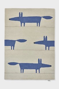 Scion - Mr Fox Pebble Denim 025328 - 90x150 cm Vloerkleed Scion - Mr Fox Pebble Denim 025328 - 90x150 cm Vloerkleed