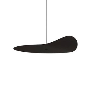 kdln decoratie-element Flow Leaf, zwart, Ø 35 cm, hangend