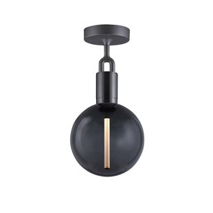 Buster + Punch Gevorkte Gunmetal/glas gerookt Ø 20cm