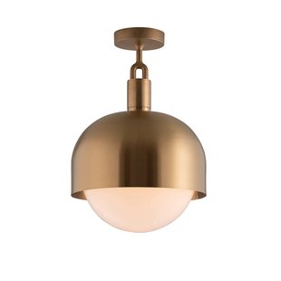 Buster + Punch Forked plafond messing/opaal Ø 34cm