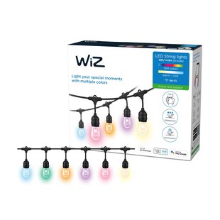 WiZ String Lights LED lichtketting voor buiten, 14,8 m, CCT, RGB