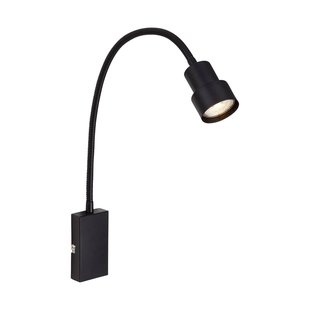 Briloner LED wandlamp Tusi met flexibele arm, zwart