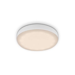 Briloner Plat LED inbouwspot, wit, Ø 7,5 cm, 3.000K