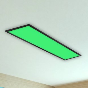 Briloner LED paneel, dimbaar, RGB, CCT, 100x25cm