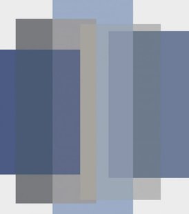 Moooi Carpets - Blended 5 Colours Cloudy Blue - 223x250 cm Vloerkleed