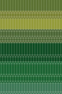 Moooi Carpets - Zigzag Green - 200x300 cm Vloerkleed
