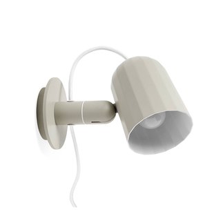 HAY Noc Wall LED wandlamp met stekker, wit