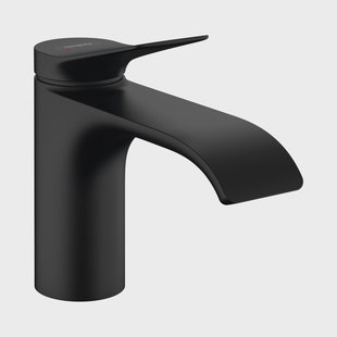Wastafelmengkraan HansGrohe Vivenis Eengreeps 80 Zonder Afvoer Mat Zwart