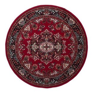 Interieur05 Rond Vintage vloerkleed Nain Perzisch Rood - 160 x 160 cm