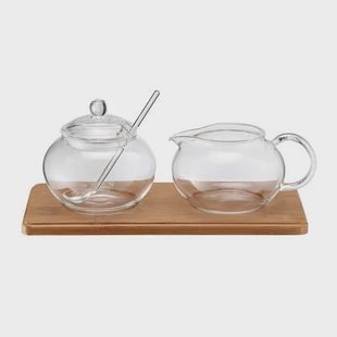 Melk- En Suikerkannetje Set - Weis