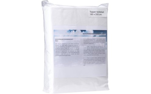 Goossens Boxspringbeschermingsset Infinity Bbs, (molton + hoeslaken) 90 x 200 cm katoen