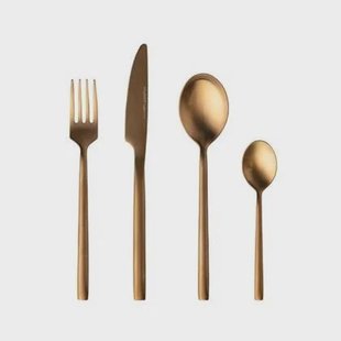Vierdelig bestek, Goud - Roestvrij staal - BergHOFF|Gem Line Vierdelig bestek, Goud - Roestvrij staal - BergHOFF|Gem Line