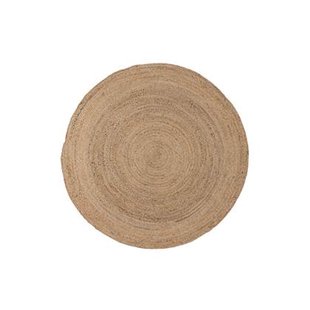 WOOOD Ross Vloerkleed - Jute - Naturel - 1x150x150