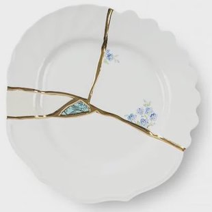 Kintsugi ontbijtbord Ø21 3