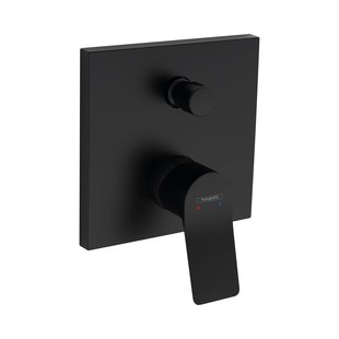 Badmengkraan Inbouw HansGrohe Vivenis Eengreeps Met Geintegreerde Zekerheidscombinatie EN1717 Mat Zwart