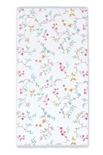 Pip Studio Grote Handdoek Les Fleurs Wit 70x140 cm