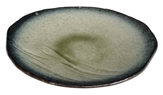 Groen Bord - Yamasaku - Handgemaakt Porselein - 27x3cm