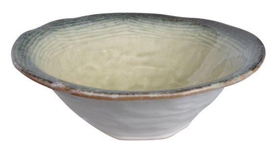 Handgemaakt Japans Groen Bord - Yamasaku - 19.5 x 4cm 500ml