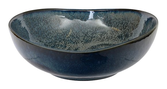 Ovale kom - Tokyo Design Studio - Cobalt Blue Serie - 450ml - 16.9 x 16.5 x 6cm