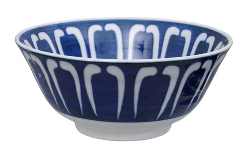 Blauw-witte kom - Mixed Bowls - 500ml - 15 x 7cm