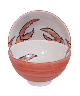 Porseleinen Rijstkom - Tokyo Design Studio Seafood - 300ml - 11.2 x 7.2cm