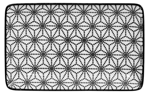 Rechthoekig bord - Tokyo Design Studio - Nippon Black - 21 x 13.5cm