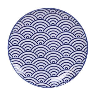 Gebaksbord Golven - Tokyo Design Studio Nippon Blue - 16 x 2 cm