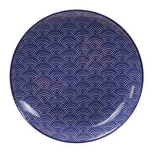 Dinerbord Nippon Blue - Tokyo Design Studio - Stippen - 25.7 x 3cm