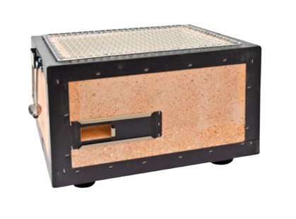 Konro Grill met Net - Hittebestendige Tafelgrill - 31 x 23 x 20 cm