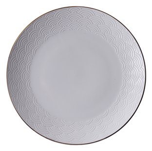 Dinerbord - Tokyo Design Studio - Nippon White - Golven - 25cm