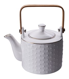 Witte Gouden Theepot - Nippon White - 800ml - 17,5 x 12cm