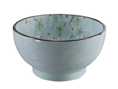 Keramische Kom - Green Cosmos - Mintgroen 17 x 9cm 1000ml