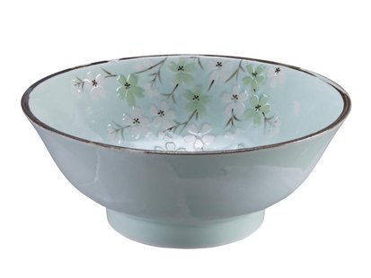 Mintgroene Kom - Green Cosmos Collectie - 21cm x 9cm 1200ml