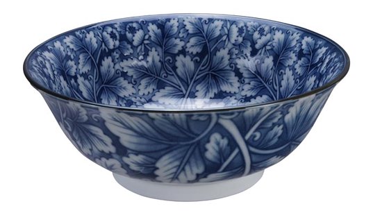 Blauw/Witte Kom - Mixed Bowls - 1000ml - 21 x 8cm