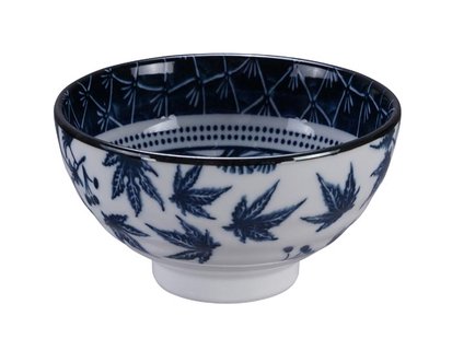 Japanse porseleinen rijstkom - Flora Japonica - Tokyo Design Studio - 300ml - 12 x 6.3cm