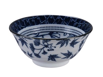 Japanse keramieken kom - Tokyo Design Studio - Flora Japonica - 500ml 14.8cm