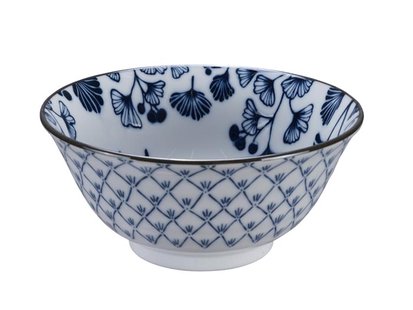 Japanse keramische kom - Tokyo Design Studio - Flora Japonica - 500ml - 14.8x7cm